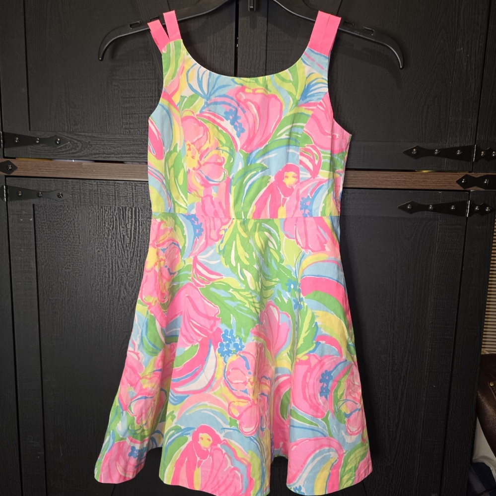 Lilly Pulitzer for Target Pink and Green Casual Dress
